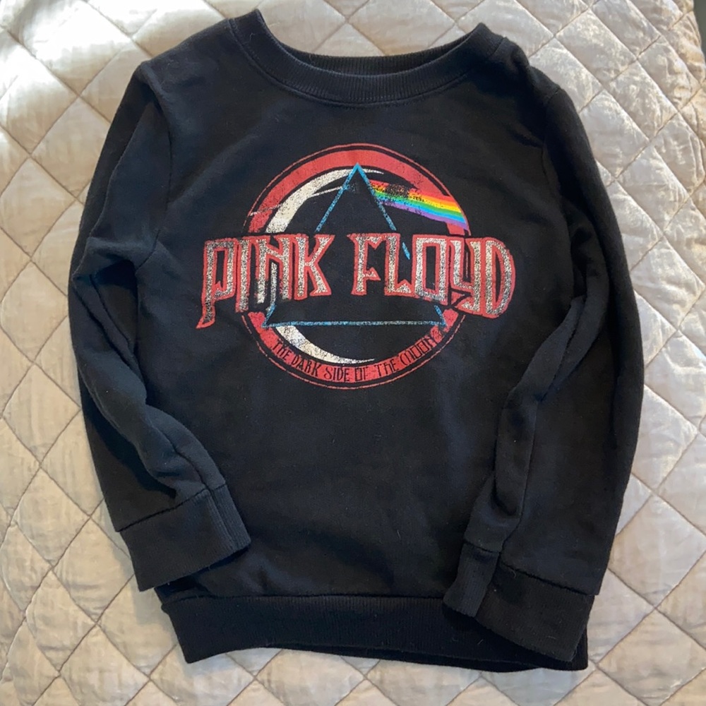 TODDLER PINK FLOYD CREWNECK SIZE 4T BLACK